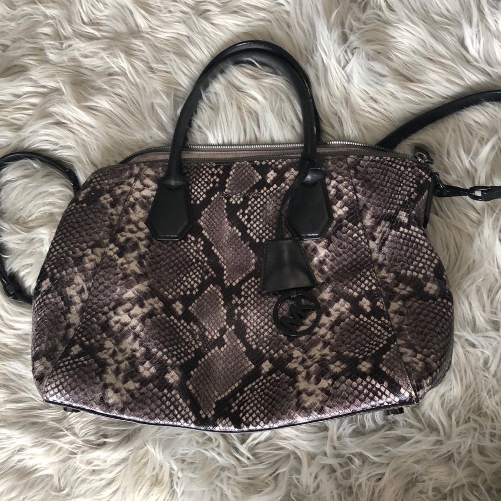 MICHAEL KORS SNAKESKIN SATCHEL